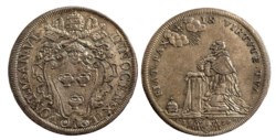 INNOCENZO XII (1691-1700) -  1/2 piastra 1697, anno VI