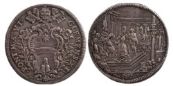 CLEMENTE XI (1700-1721) - Piastra, anno VI