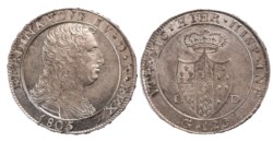 NAPOLI - FERDINANDO IV (1759-1816) - Piastra 1805