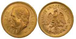 MESSICO - 10 pesos 1959