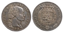 VITTORIO EMANUELE I (1802-1821) - 5 lire 1819