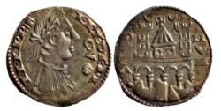 BERGAMO - COMUNE, a nome di FEDERICO II (Sec XIII-XIV) - grosso da 4 denari