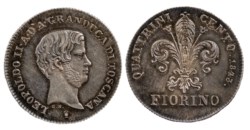 FIRENZE - LEOPOLDO II (1824-1859) -  Fiorino 1843