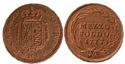 MILANO - MARIA TERESA (1740-1780) - Mezzo soldo 1777