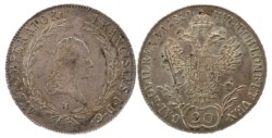 MILANO - FRANCESCO I (1815-1835) - 20 Kreuzer 1819