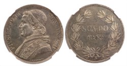ROMA - PIO IX (1846-1870) - Scudo 1848, anno II