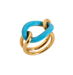 18kt yellow gold ring