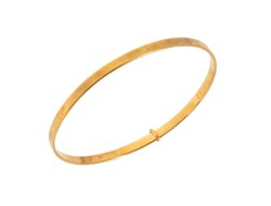 18kt yellow gold rigid bracelet