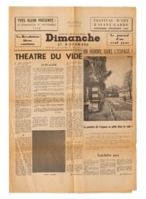 Dimanche, Théâtre du vide