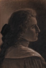 Vittorio Matteo Corcos (Livorno, October 4th, 1859 - Florence, November 8th, 1933) - Woman portrait