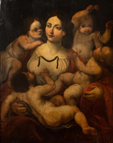 Tuscan school of the XVI century - Madonna and Child