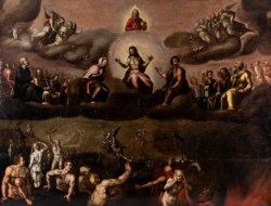 Dutch school of the XVI century - Heaven and Hell