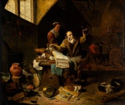 Mattheus van Helmont (Antwerp, 1623 - Bruxelles, 1679 circa) - The alchemist