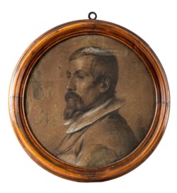 Michelangelo Pittatore (Asti, February 12th 1825 - March 24th 1903) - Portrait of Giovanni Pavese