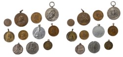 GIUSEPPE GARIBALDI - Lotto di 11 medaglie