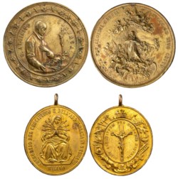 RELIGIOSE - Lotto 2 medaglie devozionali