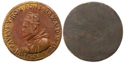 PAPALI - PAOLO V (1605-1621) - Placchetta uniface, 1610