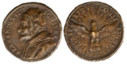 PAPALI - ALESSANDRO VIII (1689 - 1691) - Medaglia anno I