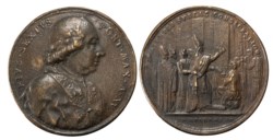 PAPALI - PIO VI (1765 - 1799) - Medaglia anno XV