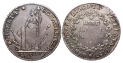 VENEZIA - MUNICIPALITA' PROVVISORIA (1797) - 10 lire 1797 (I° tipo)