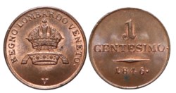 VENEZIA - FERDINANDO I (1835-1848) - 1 centesimo 1846