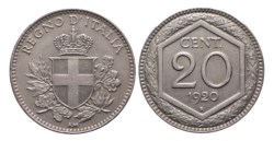 VITTORIO EMANUELE III (1900-1943) - 20 centesimi 1920