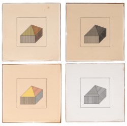 Mixed lot - Twelve forms derived from a cube