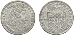 GERMANIA - BRANDEBURGO - FEDERICO III (1688-1713) - 2/3 di tallero 1693