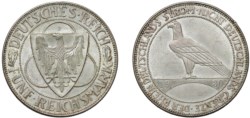 GERMANIA - REPUBBLICA DI WEIMAR (1919-1933) - 5 marchi 1930-F