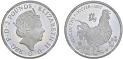 GRAN BRETAGNA - ELISABETTA II (1952-2022) - 2 pound 2017