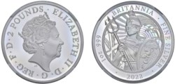 GRAN BRETAGNA - ELISABETTA II (1952-2022) - 2 pound 2022