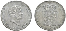 NAPOLI - FERDINANDO II (1830-1859) - 120 grana 1857