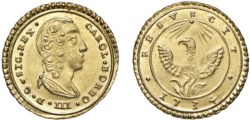 PALERMO - CARLO III DI BORBONE (1734-1759) - Oncia 1734