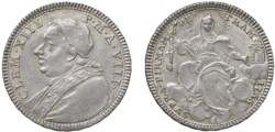 CLEMENTE XIII (1758-1769) - Quinto di scudo 1766