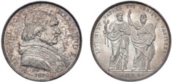 PIO VIII (1829-1830) - Scudo 1830, Roma