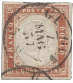 Antichi Stati Italiani - Sardegna - 40 cent (16a)