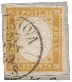 Antichi Stati Italiani - Sardegna - 80 cent (17D)