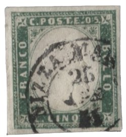 Antichi Stati Italiani - Sardegna - 5 cent (13g)