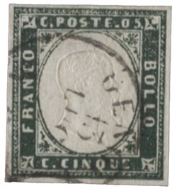 Antichi Stati Italiani - Sardegna - 5 cent (13A)