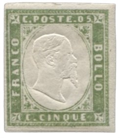 Antichi Stati Italiani - Sardegna - 5 cent (13Bd)