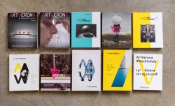 Lot of nine catalogues published on the occasion of Art Verona art fair