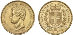 CARLO ALBERTO (1831-1849) - 50 lire 1836