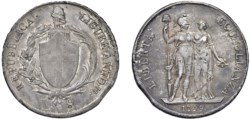 GENOVA - REPUBBLICA LIGURE (1798-1805) - 8 lire 1799, an. II