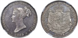 PARMA - MARIA LUIGIA (1815-1847) - 5 lire 1832