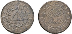 TORINO - REPUBBLICA PIEMONTESE (1798-1799) - 2 soldi, an. 9